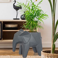 Geometry Style Elephant Oval Plant Pot Indoor by Idealist Lite Geometry Style Elephant Oval Plant Pot Indoor by Idealist Lite