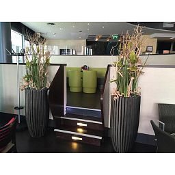 Sahara Round Tall Polystone Outdoor Planter