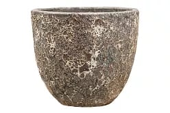 Lava Ceramic Round Planter | Indoor and Outdoor Plant Pot
