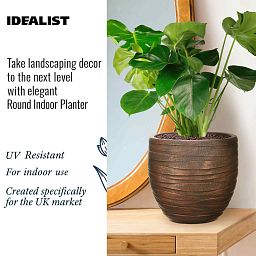 IDEALIST Lite Row Style Round Indoor Planter