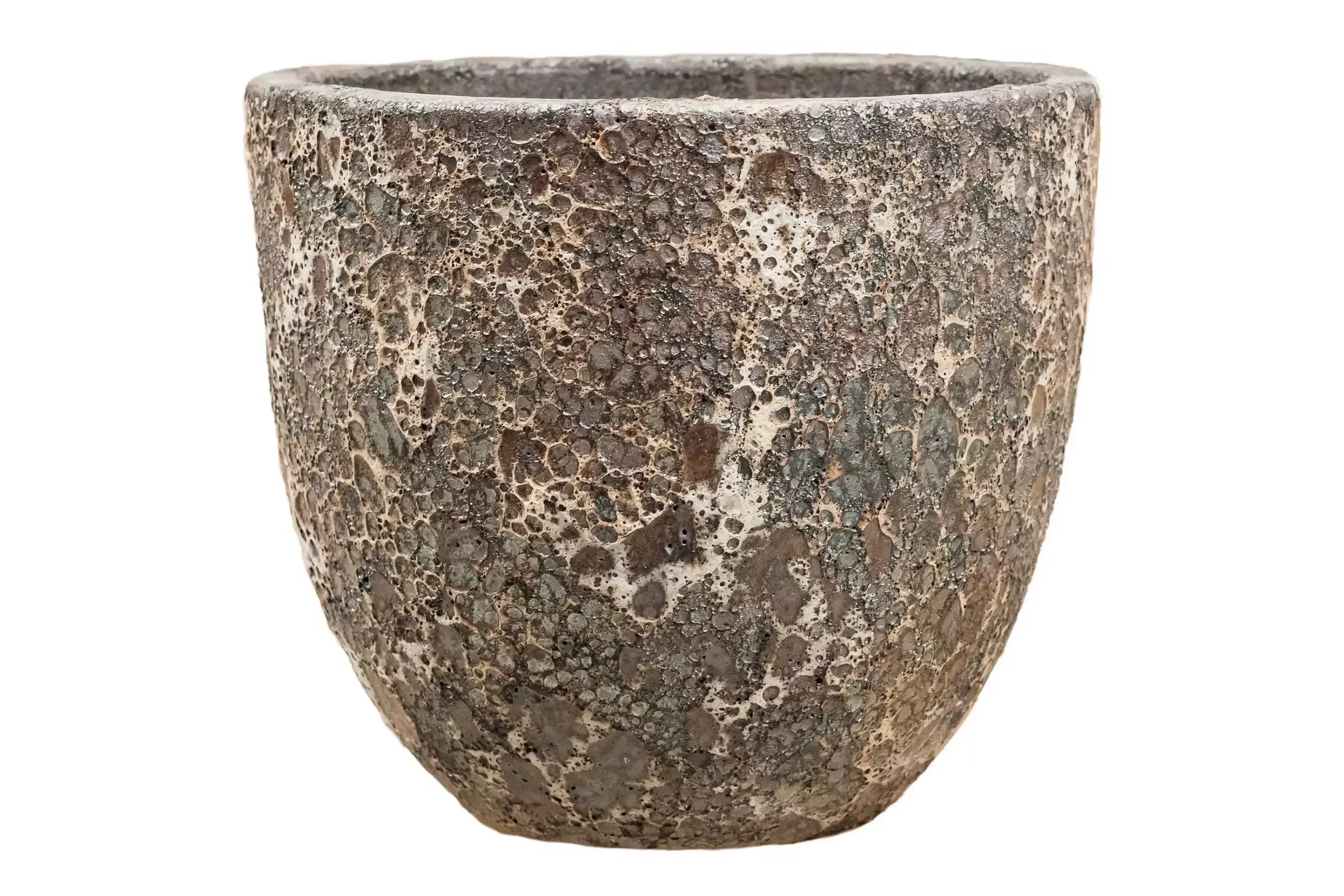 Lava Ceramic Round Planter | Indoor and Outdoor Plant Pot