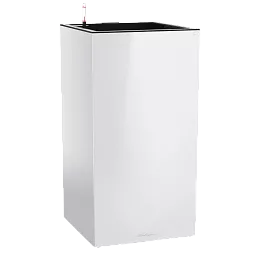 LECHUZA CANTO Premium High LED Square Tall Poly Resin Self-watering Planter