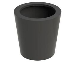 Cairo Outdoor Aluminum Round Planter