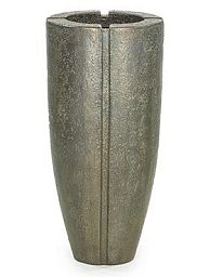 Patina Round Tall Polystone Outdoor Planter