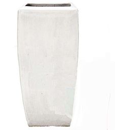 Ceramic De Luxe Square Tall Planter Pot In/Out