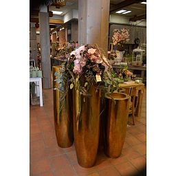 Pandora 125 Round Tall Polystone Indoor Planter