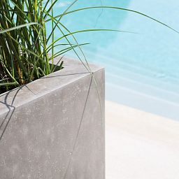 DIVISION Rectangle Outdoor Concrete GRC Planter