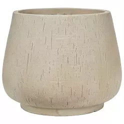 Raindrop Fibreclay Planter | Round Indoor and Outdoor Plant Pot