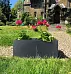IDEALIST Lite Contemporary Light Concrete High Trough Planter