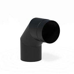 Steel Smoke Flue 90dgr.