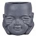 Baby Monk See No Evil Oval Face Plant Pot Indoor by Idealist Lite