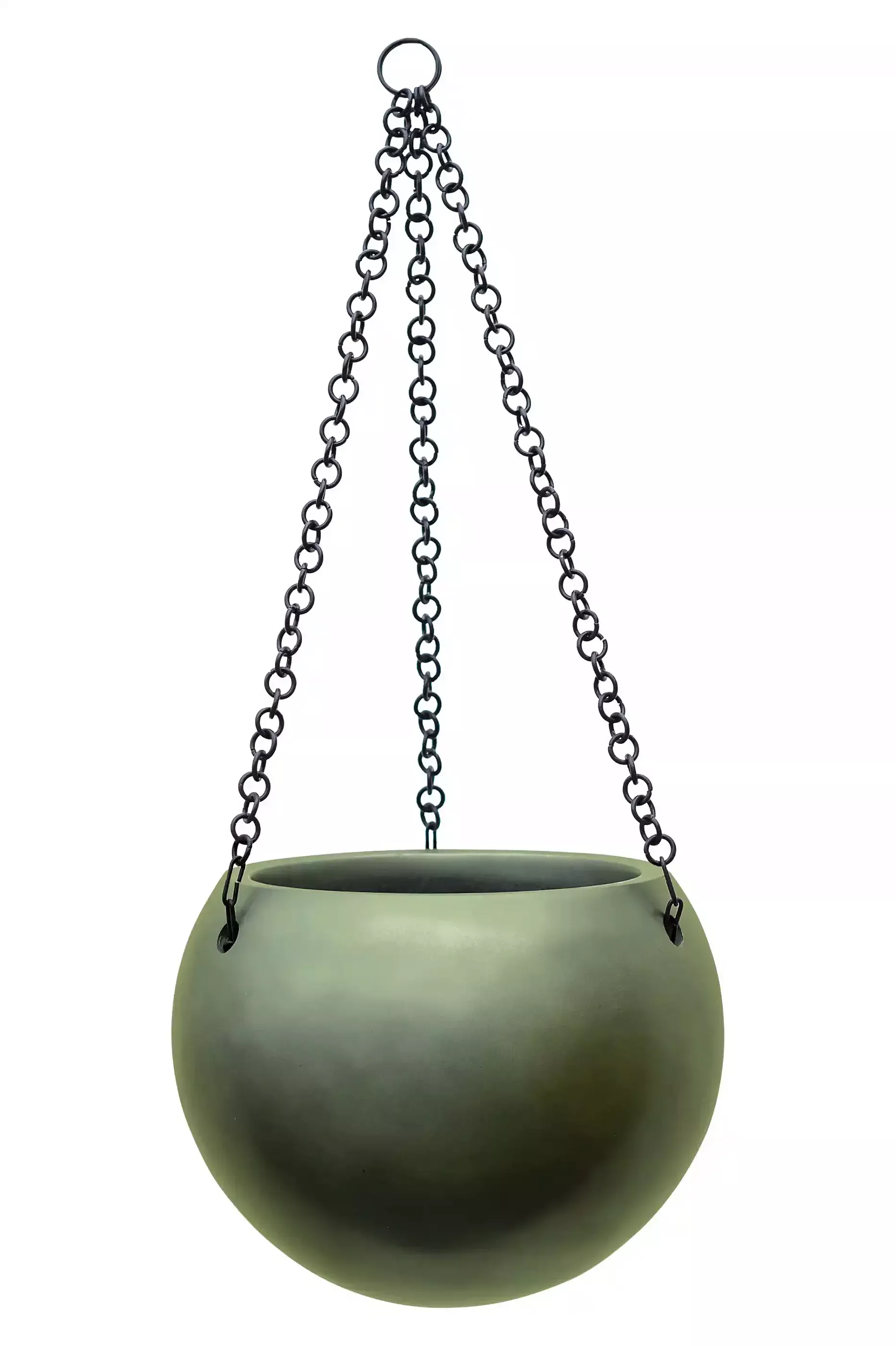Gradient Hanging Globe Matt Coffee D24 H19 cm Planter