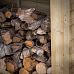 Outdoor Wooden Overlap Presssure Treated Apex Log Store by Forest Garden