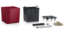 LECHUZA CUBE Square Poly Resin Self-watering Planter