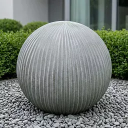 IDEALIST Lite Vertical Ribbed Outdoor Garden Decorative Ball