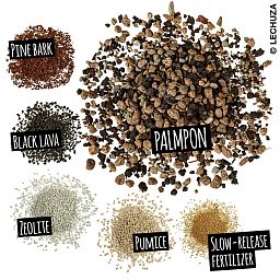 LECHUZA PALMPON Potting Soil Compost for Palms and Mediterranean Plants Potting Mix