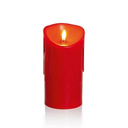 Christmas FlickaBright LED Melted Edge Candle