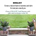 IDEALIST Lite Plaited Style Round Planter Outdoor Plant Pot