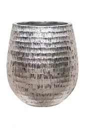 Opus Polystone Planter + Liner | Hammered Finish Indoor Plant Pot