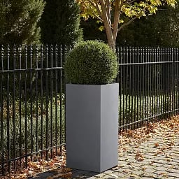 IDEALIST Lite Tall Square Contemporary Light Concrete Planter Set