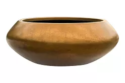 Silver Leaf Bowl Planter | Round Indoor Plant Pot