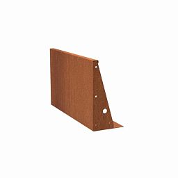 CorTen 4ml Retaining Wall Straight