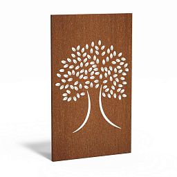 CorTen High Panel Abstract