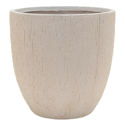 Raindrop Fibreclay Egg Planter | Indoor and Outdoor Plant Pot