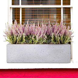 IDEALIST Lite Window Box Light Concrete Planter
