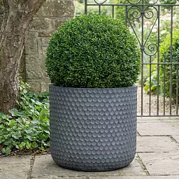 IDEALIST Lite Honeycomb Style Cylinder Round Outdoor Planter