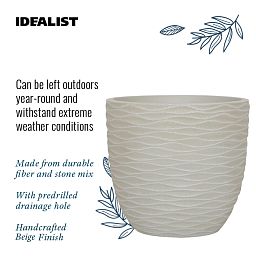IDEALIST Lite Wave Style Outdoor Egg Planter