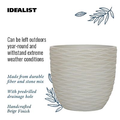 IDEALIST Lite Wave Style Outdoor Egg Planter