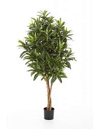 Croton Goldfinger Artificial Tree Plant