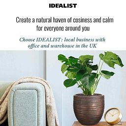 IDEALIST Lite Row Style Round Indoor Planter