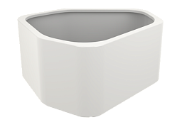 Shape Glossy Outdoor Fiberglass Planter