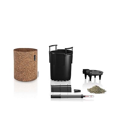 LECHUZA TRENDCOVER Round Self-watering Planter