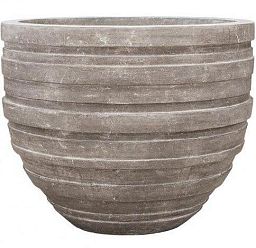 Polystone Ribbed Planter | Indoor and Outdoor Plant Pot