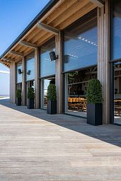 Tall Fiberstone Square Planter by Idealist Premium BOUVY