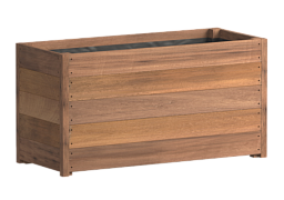 Hardwood Sevilla Trough Wood Outdoor Planter