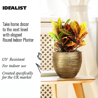 IDEALIST Lite Row Style Round Indoor Planter