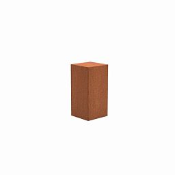 Corten Steel Square Pedestal