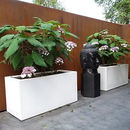 Trough Fiberstone Contemporary Planter By Cadix Capi Lux