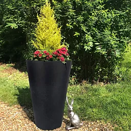 IDEALIST Lite Contemporary Round Light Concrete Planter