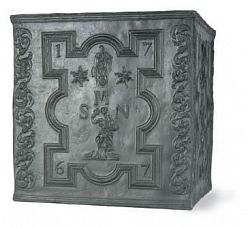 George III Tank Fiberglass Square Faux Lead Planter Pot In/Out