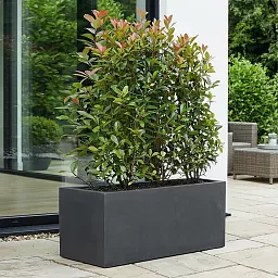IDEALIST Lite Contemporary Light Concrete Trough Planter