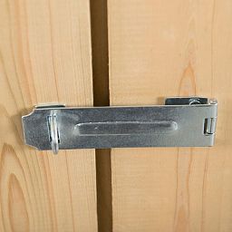 Installed Outdoor Pressure Treated Wooden Overlap Apex Outdoor Store by Forest Garden