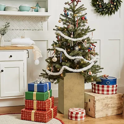 IDEALIST Lite Tall Square Metallic Indoor Planter