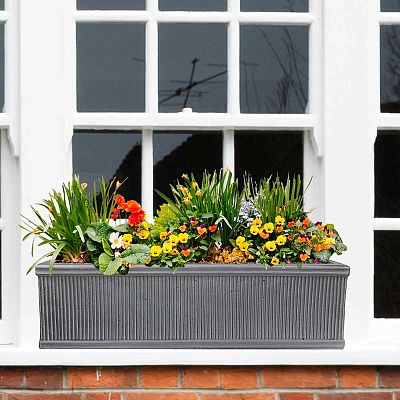 IDEALIST Lite Vertical Ribbed Vintage Style Window Box