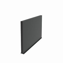 Aluminium Long Low Wall