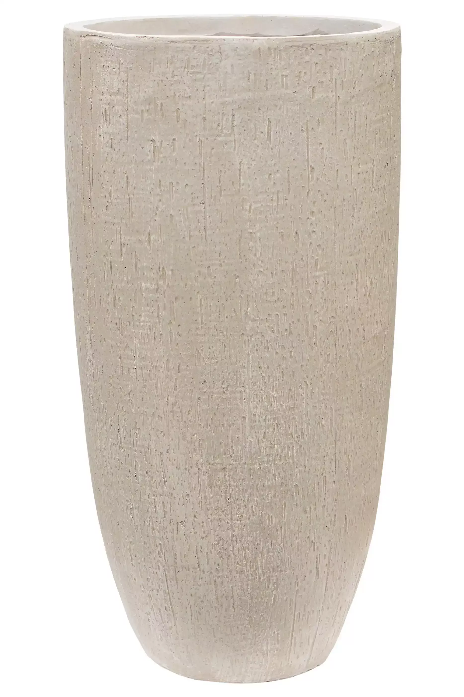 Raindrop Fibreclay Tall Planter | Indoor and Outdoor Plant Pot